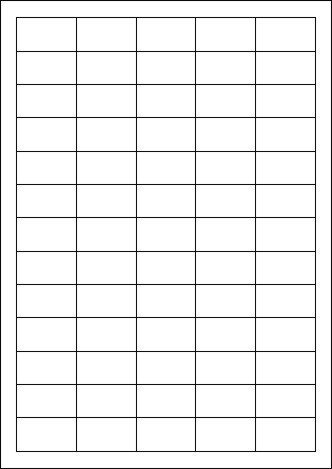 MADE IN GERMANY 325 Etiketten selbstklebend 38,1 x 21,2 mm weiß permanent klebend auf Bogen A4 (5 Bögen x 65 Etik.) CS Label – Universaletiketten zum Beschriften und Bedrucken