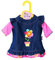 Zapf Creation 870006 Dolly Moda Jeanskleid, Puppenkleidung 39-46 cm