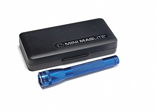 MAGLITE Mini Maglite Light Bulb 2AA Flashlight Blue Presentation Box