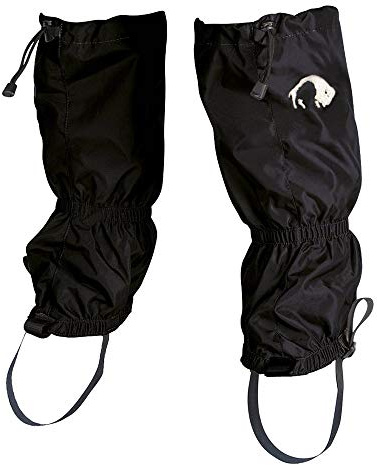 Tatonka Gaiter 420 HD Junior - wasserdichte Gamaschen für Kinder und Jugendliche - Mit Schuh-Riemen und Reißverschluss - Schützen Schuhe und Hosenbeine beim Wandern und Spazierengehen (Black)