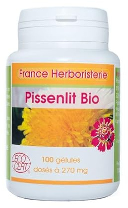 France Herboristerie GELULES Pissenlit Racine gélules dosées à 270 MG
