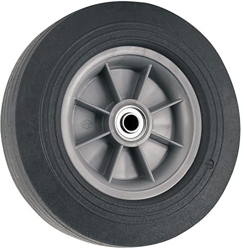 Titan 10 Flat-Proof Solid Rubber Wheel, 300-lb. Capacity, Black
