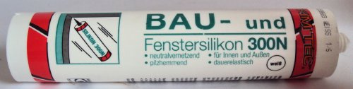 KIM TEC Bau- und Fenstersilikon 300N, Transparent / 310 ml