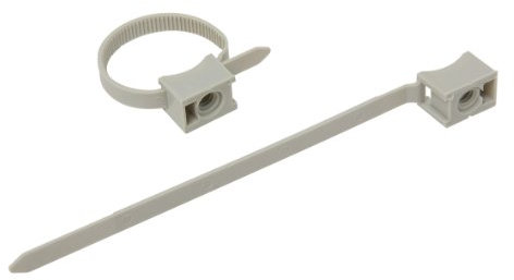 Sangle autobloquante | Serre câble plastique | Collier de serrage | Collier de serrage plastique | Sachet avec accroche de 10 colliers auto|bloquants 6 mm x 115 mm | Noir | 709011 Debflex