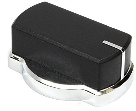 Belling Genuine CH60RX 444441158 Oven Cooker Hob Control Knob Switch (Black/Chrome)