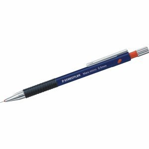 STAEDTLER Mars Micro 775 technische Druckbleistift 0,9 mm nachfüllbar 10 Stück Blau Kunststoffkörper gummierter Grifffläche