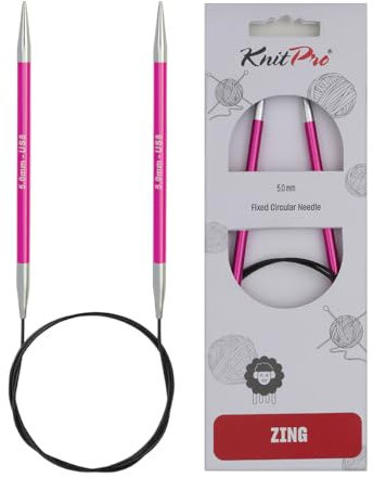 KnitPro Zing Rundstricknadeln 16 (40cm) | 5mm
