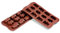 silikomart | SCG18 Silikonform für Pralinen ROBOCHOC, Antihaft, 12 Pralinen, 3 Formen, 1er Pack Form für Süßigkeiten, Easy Choc, 39,5 x 26,7 mm - 37,7 x 27,6 mm - 33,6 x 29,7 mm, h 16 mm, Made in Italy