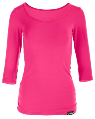 WINSHAPE Damen Ws4 3/4-arm Shirt, Rosa, L EU