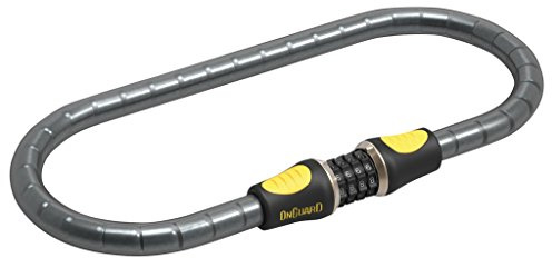 On-Guard Rottweiler Armoured Cable Lock, Unisex, 8127C, Black, 80 x 2 x 2 cm