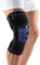 BAUERFEIND GenuTrain Left S Kniebandage (Schwarz, 4)