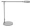 MAUL LED-Tischleuchte MAULgrace colour vario, dimmbar – hochwertige Büro Arbeitsplatzleuchte mit Doppelarm – Design Schreibtischlampe mit 3000-6500K Farbtemperatur – silber