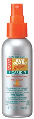 AVON Skin So Soft Bug Guard Plus Picaridin Insect Repellent Spray — Long-Lasting, DEET-Free Bug Spray with Vitamin E & Aloe — Non-Greasy, Travel-Ready Bug Repellent for Families, 4 fl oz Pump Spray