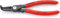 KNIPEX Präzisions-Sicherungsringzange für Innenringe in Bohrungen mit rutschhemmendem Kunststoff überzogen grau atramentiert 165 mm, 48 41 J21