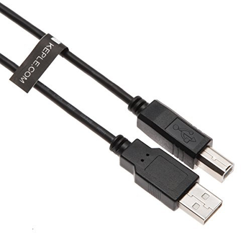 Keple | Druckerkabel für Canon Pixma MX495 / MX535 / MX925 / TS5050 / TS5053 / TS6050 / TS8050 / TS9050 / TS9055 – Scanner-/Druckerkabel USB-A- auf B-Stecker 3m / 10ft