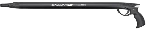 SALVIMAR Predathor Pneumatic Speargun | Underwater Spearfishing Gun with Widened Port Holes Muzzle, 13mm Inner Barrel, 8mm Diameter Threaded Galvanized Shaft & Ergonomic Handle, 65 cm