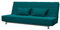 Soferia Sofabezug Kompatibel Mit BEDDINGE 3-er Bettsofa Sofaüberwurf Sofaschoner Cover Kratzfest Hydrophobie Allergenfrei Elegance Türkis