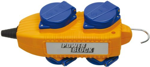 Brennenstuhl Steckdosen-Powerblock 230V/16A IP44 4-fach, 1081070