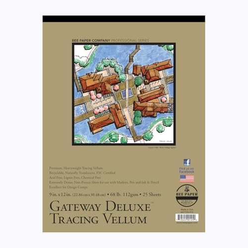 Bee Paper Gateway Trace Paper Roll, 36-Inch by 5-Yards