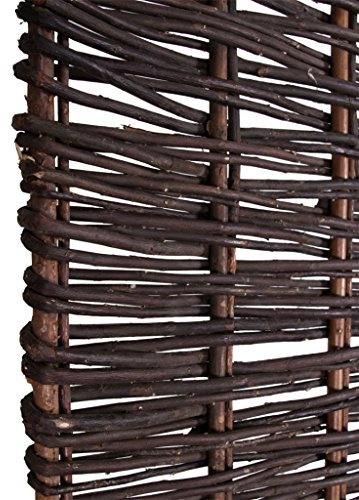 Papillon Willow Natural Garden Hurdles Fencing Privacy Screening Panel 1.8m x 0.9m (6ft x 3ft)