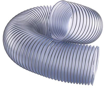 Flexaust 6-Inch X 5-Feet Clear Dust Collection Hose