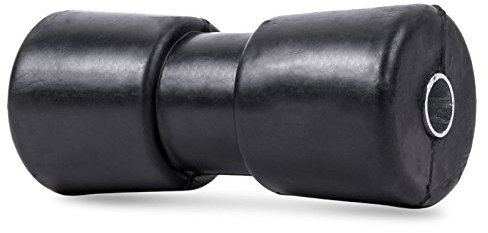 ProPlus Kielrolle Gummi 190 mm schwarz 22mm Bohrung Metallkern für Bootstrailer