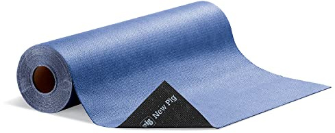 PIG Absorbent Adhesive-Backed Grippy Mat | Absorbs up to 10.5 gal per roll | 32 W x 100' L | MAT32100