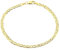PRINS JEWELS Armband 14 Karat / 585 Gold Italienisch Flach Mariner Gelbgold Armkette Breite 3.10 mm (21)