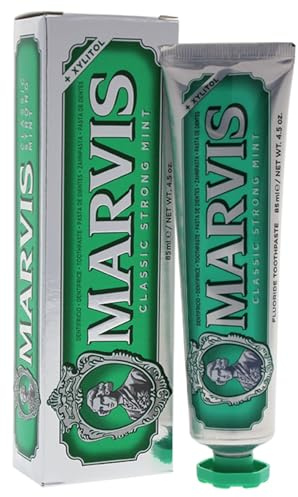 Marvis Classic Strong Mint Toothpaste, 3.8 oz (Pack of 1)