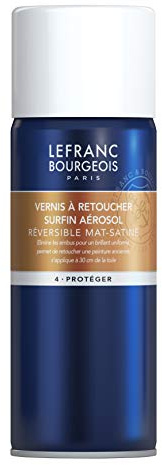 Lefranc & Bourgeois extra fin retuscheringsfest, lämplig för alla oljefärger, 400 ml spray