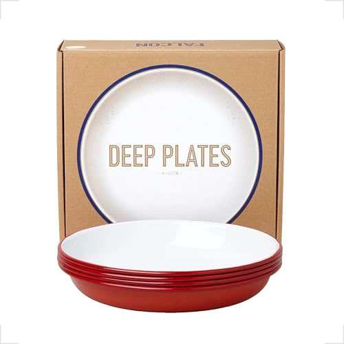 Falcon Deep Plates - Red