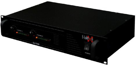 E-Lektron DJ-700 Stereo PA-Verstärker Endstufe 2X 350W Spitze