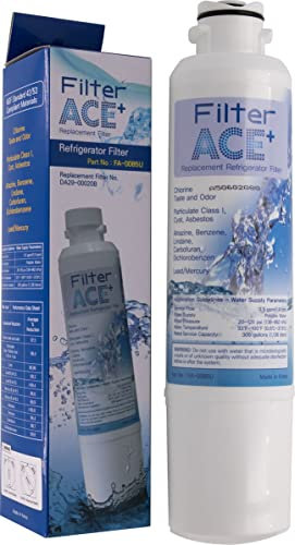 ACE+ FA-0085U | Water Filter Compatible with Samsung DA29-00020B, HAF-CIN/EXP, HAF-CIN, DA97-08006A-B, DA97-08006A-E Fridge Filter Cartridge for Side by Side Refrigerator