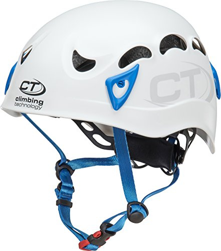 Climbing Technology Galaxy - Casco Unisex para Adulto, Unisex Adulto, 6X94807AE0CTSTD, Bianco/Azzurro, Regolabile da 50-61 Cm