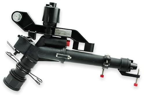 Gartenartikel Sprinkler 28m Wurfweite Kreisregner Sprenger Rasenregner Impulsregner Regner, Grau