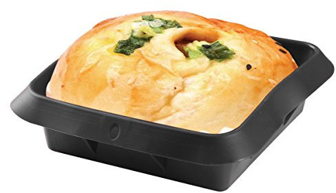 Belmalia Teglia da Forno in Silicone | Stampo per Lasagne | Teglia per Torte | Antiaderente | 20 x 20 | Nero