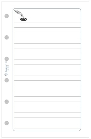 Exacompta - Recharge Agenda Exatime 14 - 32 feuillets de Notes