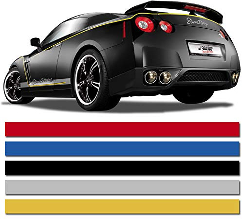 AUTO-STYLE Universelle Selbstklebende Pin-Stripe AutoStripe Cool200 - Gold - 6mm x 975cm