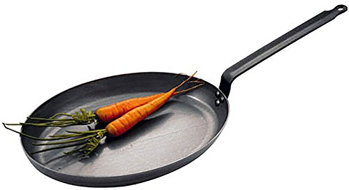 DE BUYER, SARTENES para Pescado-Hierro, Ovalada 36X26,5CM-14-1/8-Inch-5111.36