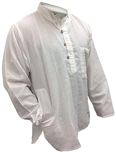 SHOPOHOLIC FASHION Peso Ligero Festival Hippy Camisa de Abuelo