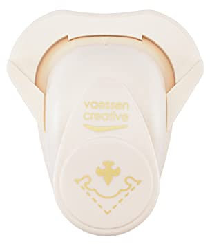 Vaessen Creative Perforadora Redondeadora de Esquinas, Flor de Lis, Para Proyectos DIY, Scrapbooking, Creación de Tarjetas y Más