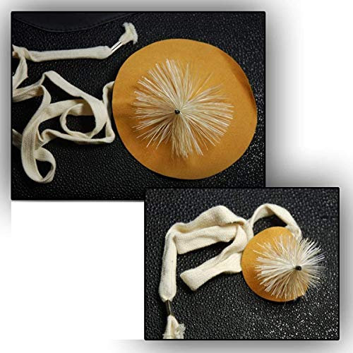 Soundman® Durchziehwischer-Set für Saxophon - enthält: 1 Wischer für den Korpus + 1 Wischer für den S-Bogen - Leder Komplettset Innenreinigung