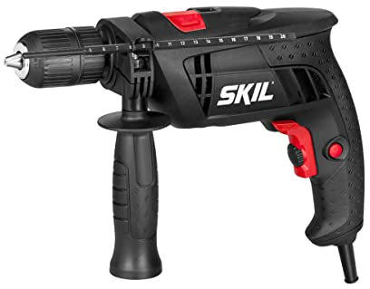 Skil Schlagbohrmaschine 6290 AA (710W, 13mm, Drehzahlvorwahl, +Tiefenanschlag, + 3 tlg. Bohrerset)