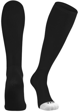 TCK Prosport Tube Socks (Black, Large)