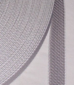 Profi Produkte Vertrieb Stabiler Rollladen 23 mm Breite / 450 kg hohe Zugfestigkeit / hoch abrieb- / UV- / schmutzabweisend / Kantenschutz aus Nylon grau 50 m Rolle
