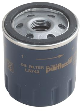PURFLUX Filtre à huile Filtre vissé LS743 Compatible avec SUZUKI SWIFT IV FZ, NZ, TOYOTA Yaris 3/5 portes P9