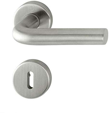 HOPPE Rosetten-Garnitur'Bonn' Edelstahl matt E150Z/42KV/42KVS - 6377378