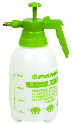 PAMEX - Botella pulverizar sulfatar Bomba de presión/vaporización pulverizador (2 litros)