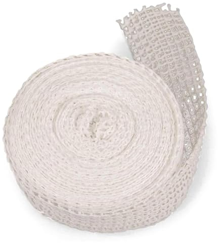 The Sausage Maker® 50ft Meat Netting Roll Various Size, Elastic Butchers Twine Cooking String Food Net, USA Made, BPA Free Stretchable Poly-Cotton Mesh, Working Diameter (Size 12-3.5 Dia)