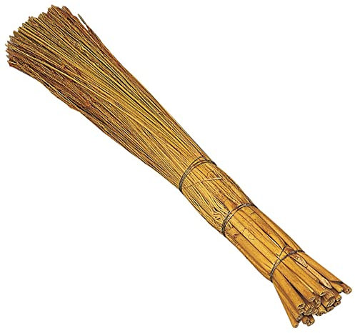 VERDELOOK Scopino Tradizionale Lungo in saggina, 45 cm, per Pulizia casa e mobili